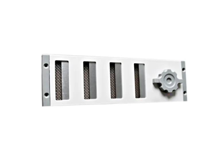 Häusler Lüftungsgitter LG 3009 SW Schiebegitter Alu Weiß 300 x90mm Abluftgitter