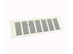 Häusler Lüftungsgitter LG 3010 W Stegblech Alu Weiss 300 x 100 mm Abluftgitter