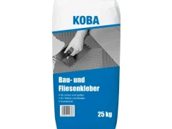 Koba Bau- und Fliesenkleber Grau 25 kg
