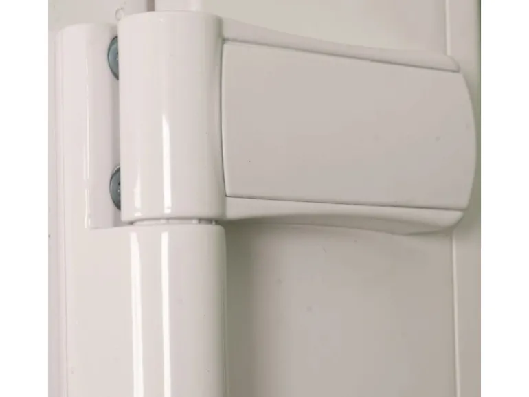 Kunsstoff-Haustür K043 innen weiß/aussen anthrazit 110 x 210 cm DIN R