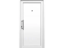 Kunststoff-Haustür 100 cm x 200 cm K008 Anschlag Links Weiß
