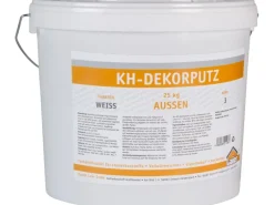 Laier Kunstharz-Dekorputz Außen Körnung 3 mm Weiß 25 kg