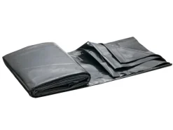 LUX Baufolie Schwarz 4 m x 4 m