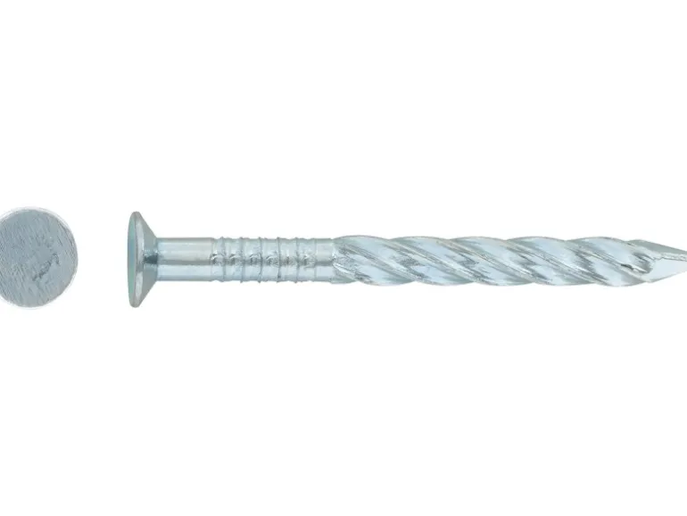 LUX Flachkopf Drallnägel Ø 3 mm x 30 mm Galvanisch Verzinkt 20 Stück