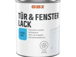 OBI Fenster- und Türenlack Weiß seidenmatt 375 ml