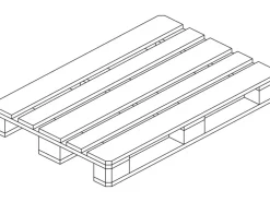 Osmo Möbelpalette Anthrazit Nadelholz endbehandelt 13 cm x 80 cm x 120 cm