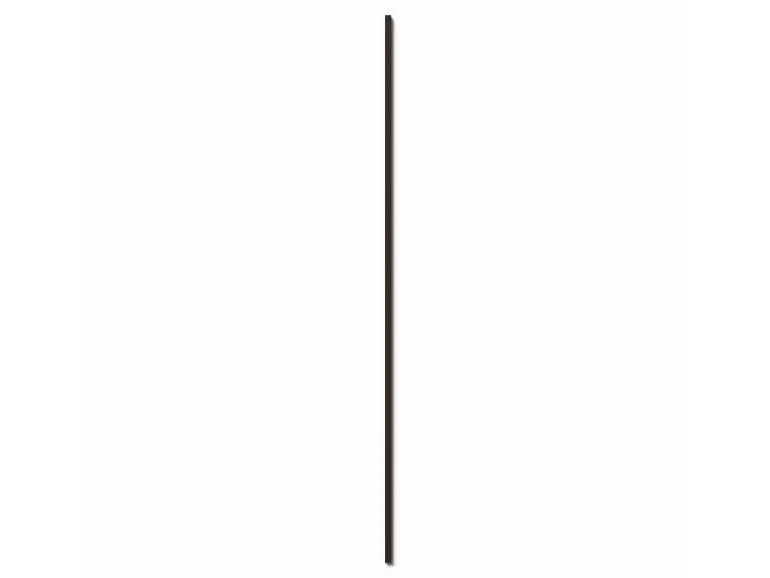 Paneel-Abschlussleiste Geräucherte Eiche MDF Schwarz 2,7 cm x 240 cm