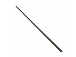 Paneel-Abschlussleiste Geräucherte Eiche MDF Schwarz 2,7 cm x 240 cm