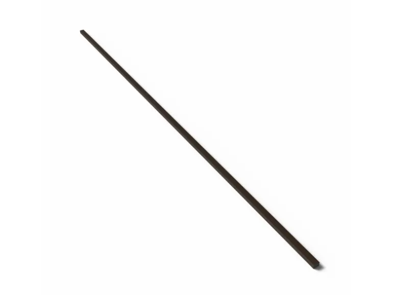 Paneel-Abschlussleiste Geräucherte Eiche MDF Schwarz 2,7 cm x 240 cm