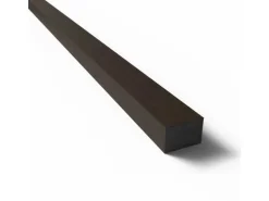 Paneel-Abschlussleiste Geräucherte Eiche MDF Schwarz 2,7 cm x 240 cm