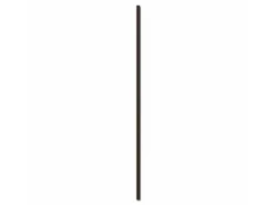 Paneel-Abschlussleiste Geräucherte Eiche MDF Schwarz 6,5 cm x 300 cm