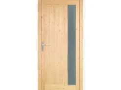 Panto Holz-Nebeneingangstür NET 510 Fichte Natur 88 cm x 200 cm Anschlag Links