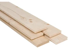 Rauspund Fichte/Tanne Nut und Feder 19 mm x 96 mm x 2000 mm