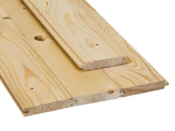 Rauspund Fichte/Tanne Nut und Feder 19 mm x 96 mm x 2700 mm