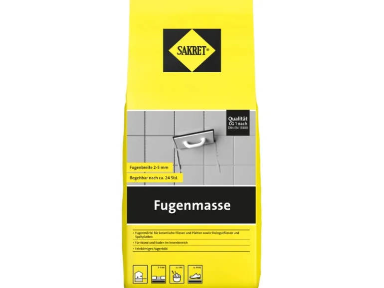 Sakret Fugenmasse Dunkelgrau 5 kg