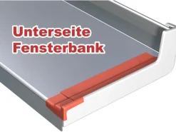 Sarei Butylband-Schlagregendicht-Set für Außenfensterbänke