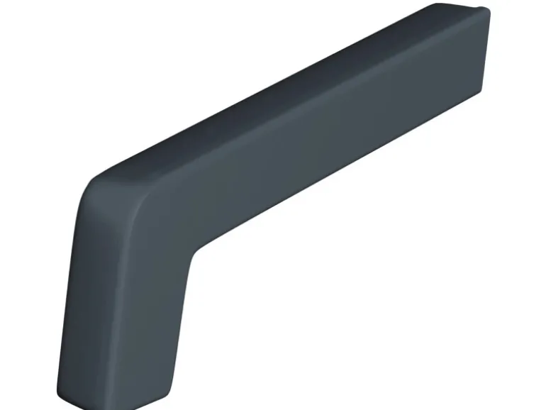 Sarei Seitenteil PVC Anthrazit 16,5 cm 2 Stück