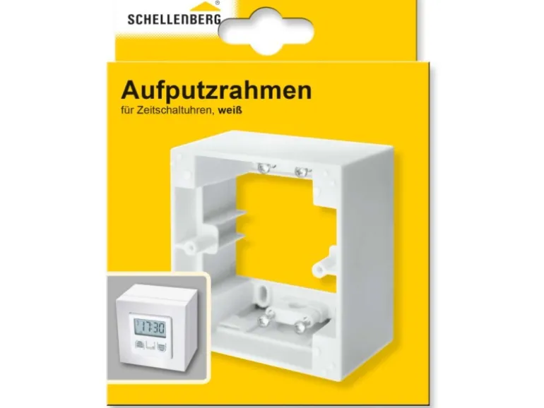Schellenberg Aufputzrahmen Eckig Weiß