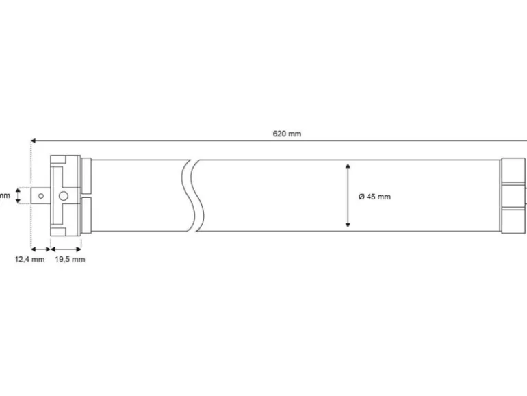 Schellenberg Funk-Rolladenmotor Maxi Premium 40 Nm