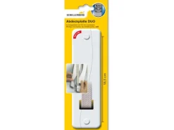 Schellenberg Gurtwickler-Abdeckplatte Duo Maxi 185 mm Weiß
