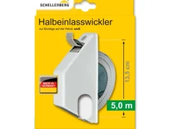 Schellenberg Halbeinlasswickler Mini inkl. Gurtband Weiß