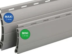Schellenberg Rollladenprofil Mini Kunststoff 1,5 m Grau