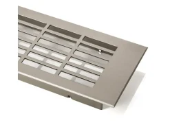 SOTECH Lüftungsgitter Lochung Eckig 250 mm Edelstahloptik
