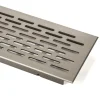 SOTECH Lüftungsgitter Lochung Oval 500 mm Edelstahloptik