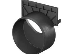 Stirnwand mit Stutzen DN 100