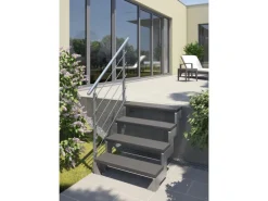 Stufe Trimax für Außentreppe Gardentop Anthrazit 100 cm