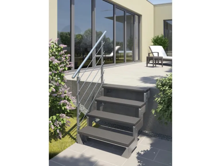 Stufe Trimax für Außentreppe Gardentop Anthrazit 100 cm