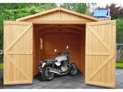 TIMBELA Holzgarage M105 6 m² mit Fenster ohne Boden