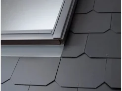 Velux Eindeckrahmen Schiefer Schichtstück 140 cm x 78 cm Anthrazit