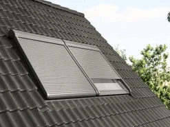 Velux Elektro-Rollladen SML MK08 0000S Alu. Dunkelgrau 78 cm x 140 cm