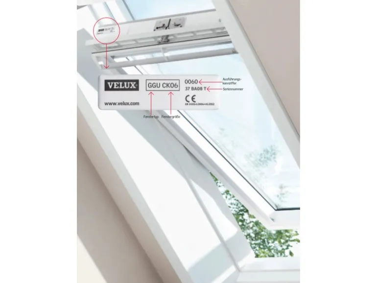 Velux Schwingfenster Holz 78 cm x 140 cm GGL MK08 3070