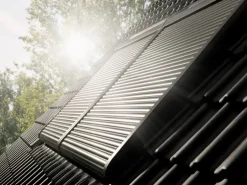 Velux Solar-Rollladen SSL CK02 0000S Alu. Dunkelgrau 55 cm x 78 cm