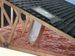 Velux Tageslicht-Spot TLR mit BFX und BBX Rohrdurchmesser 25 cm Weiß