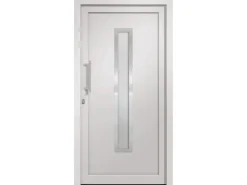 vidaXL Haustür Weiß 98x208 cm 279226
