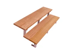 Vinuovo Gartentreppe Stahl Bali 2 Bankirai Hartholz Stufen 160cm
