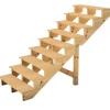 Vinuovo Holztreppe 9 Stufen 100cm ohne Setzstufen