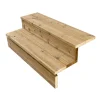 Vinuovo Terrassentreppe 2 Stufen 100cm mit Setzstufen