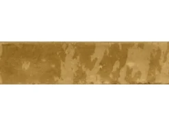 Wandfliese Lotis Steingut Oker Glasiert Glänzend 6 cm x 24 cm