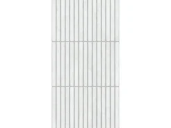 Wandfliese Materia Kitkat Steingut Weiß Matt 30 cm x 60 cm