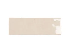 Wandfliese Nolita Steingut 6,5 cm x 20 cm Beige Glasiert Glänzend