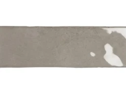 Wandfliese Nolita Steingut Grau Glasiert Glänzend 6,5 cm x 20 cm