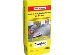 Weber Boden-Ausgleichsmasse bis 60 mm 20 kg