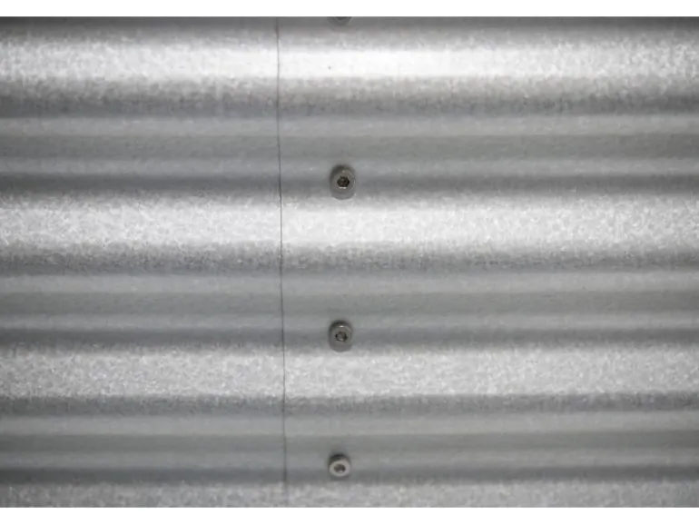 Westmann Hochbeet Oval Metall Silber 160 cm x 80 cm x 82 cm